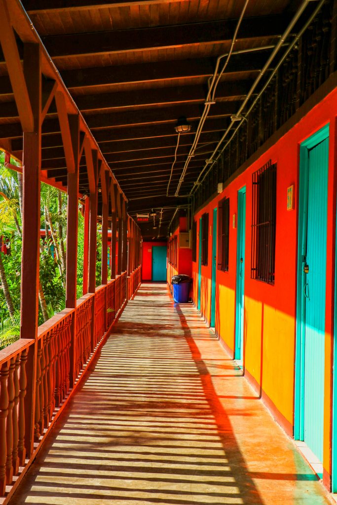 Balcony hallway